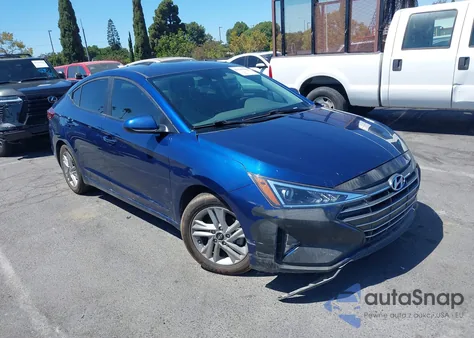 2020 Hyundai Elantra Sel из США, поврежденный, VIN 5NPD84LF1LH601815